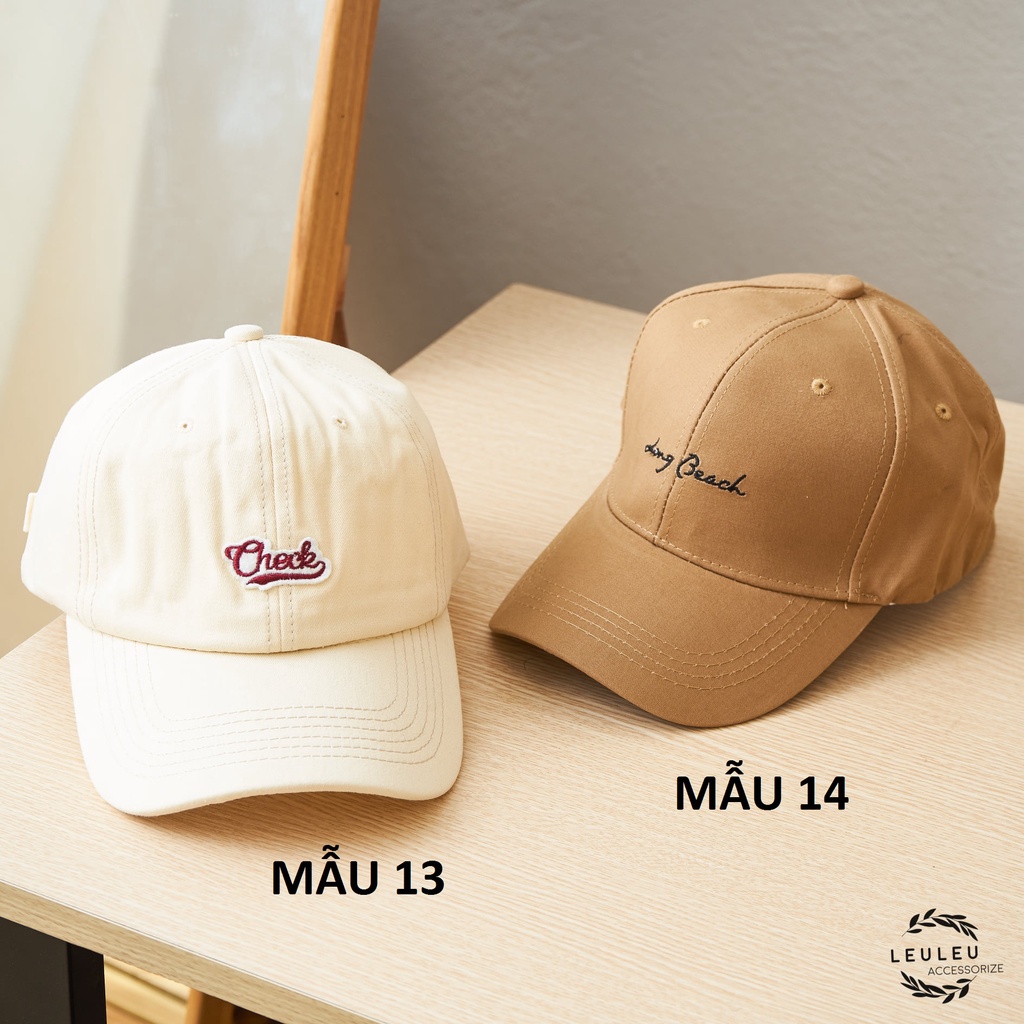 Mũ lưỡi trai unisex năng động trẻ trung leuleu.accessorize