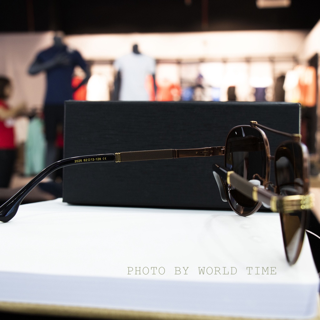 Kính mát nam cao cấp NN nâu full box, bảo hành 12 tháng, tròng Polarized cường lực, chống chói