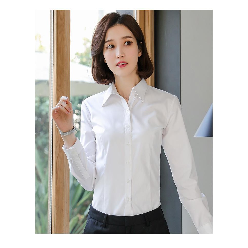 [Mã FAMAYWA giảm 10K đơn 50K] Áo Sơ Mi Nữ Trắng Công Sở | BigBuy360 - bigbuy360.vn