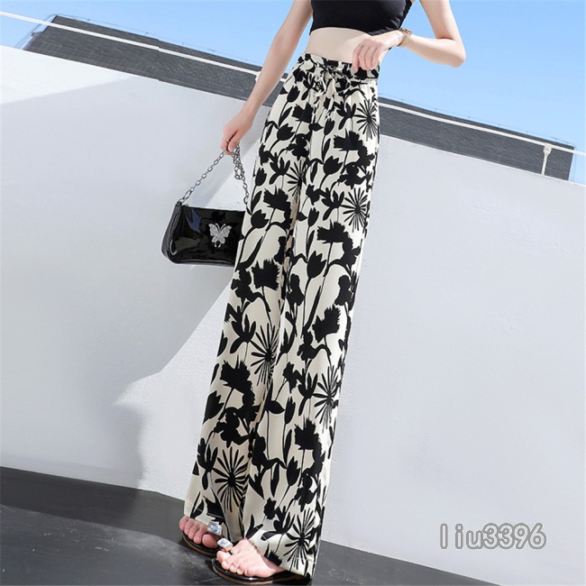 quần ống rộng Lưng Cao In Họa Tiết Thời Trang Cho Nữ | BigBuy360 - bigbuy360.vn