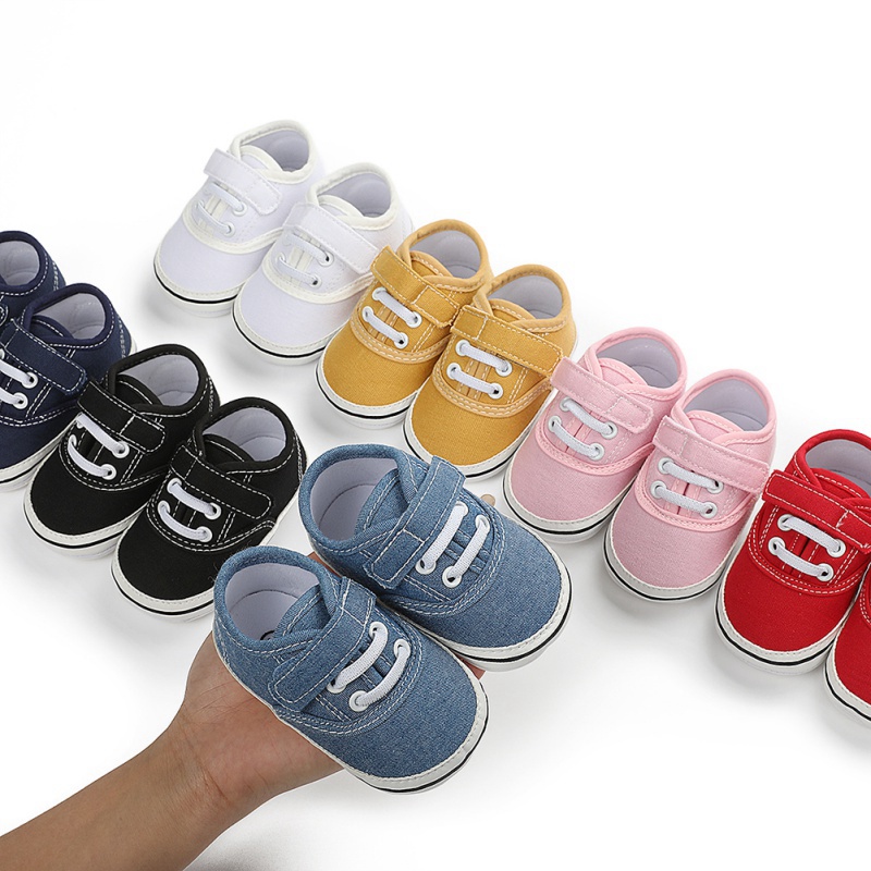 Giày Cotton Đế Mềm Chống Trượt Cho Bé