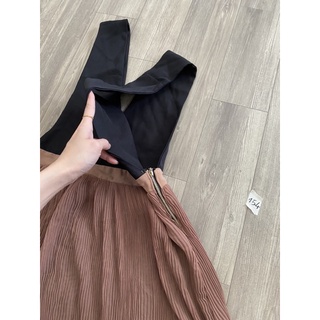 2hand đầm kiểu nâu eo 70 154