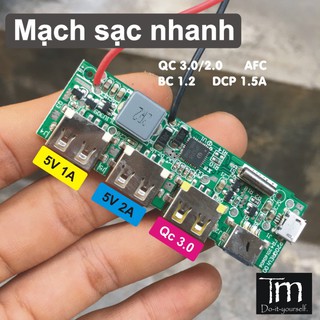 Mạch Sạc Dự Phòng Sạc Nhanh QC 3.0 IP5318