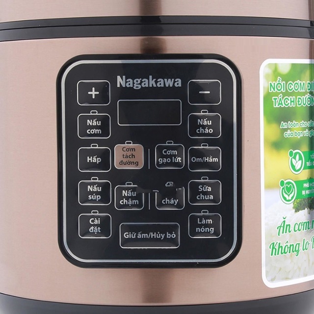 Nồi cơm điện tách đường 1.8L NAGAKAWA NAG0120 chính hãng | BigBuy360 - bigbuy360.vn