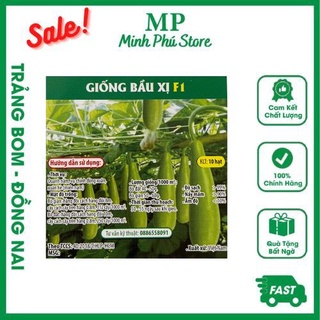 Giống bầu xị f1 - 10 hạt - hạt hoá nông chịu nhiệt trồng quanh năm nảy mầm tốt năng suất cao