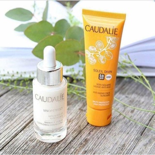 Set serum Caudalie tặng kèm kem chống nắng chống lão hoá
