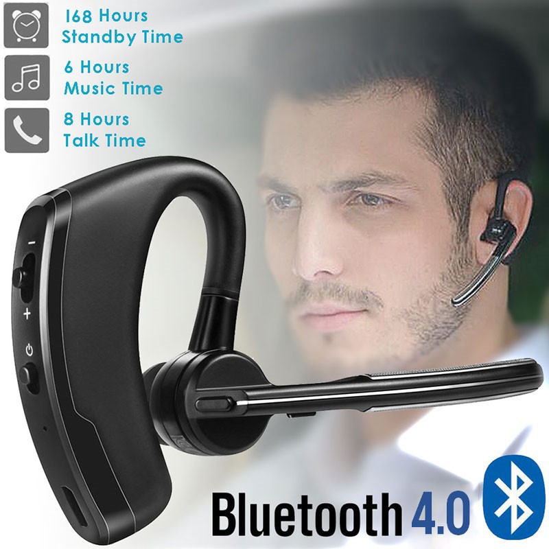 Tai nghe nhét tai Bluetooth V8 chống ồn cho điện thoại di động