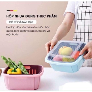 Thau rổ có nắp siêu tiện ích