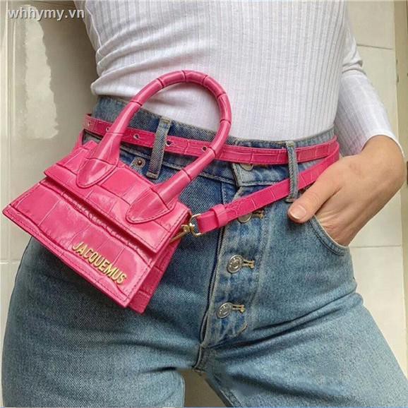 ☂JACQUEMUS Small Red Book Popular Niche Light Luxury Bags Advanced Unit Price Messenger Small Bag Female Bag Ins Same Style