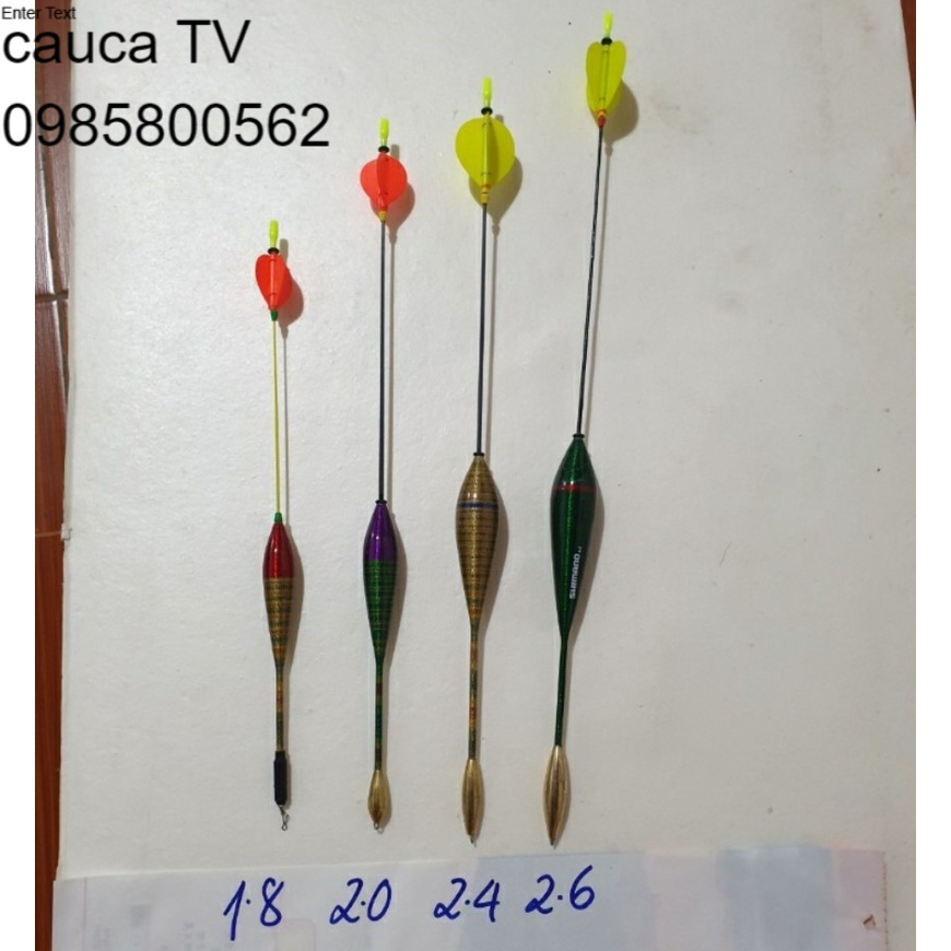 (sela 10/10) Phao câu lục chân đồng ngọn cắm