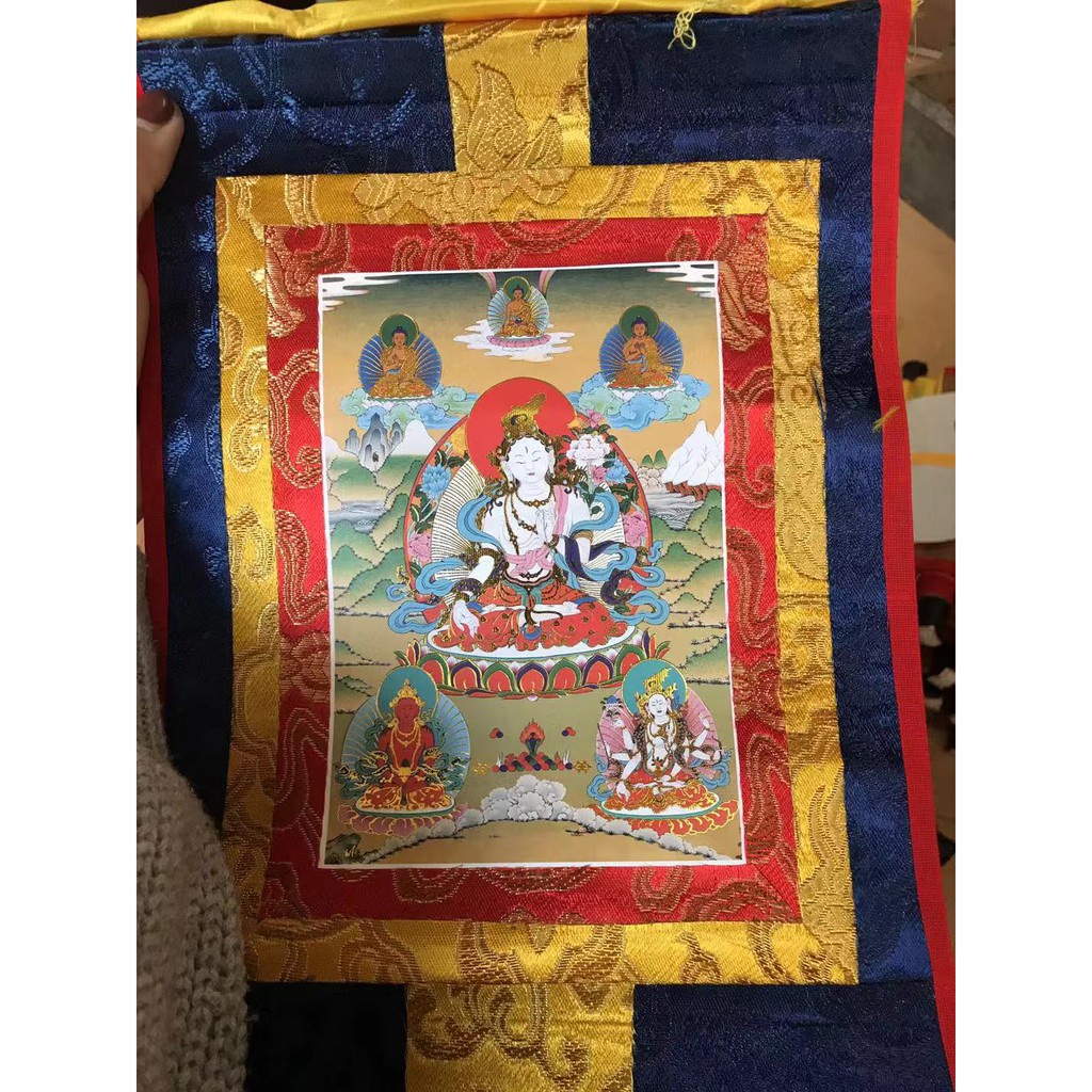 TRANH THANGKA NHỎ (HOÀNG THẦN TÀI - TARA XANH - TARA TRẮNG - KIM CANG - TỨ THỦ - LIÊN HOA SANH - DƯỢC SƯ - DI