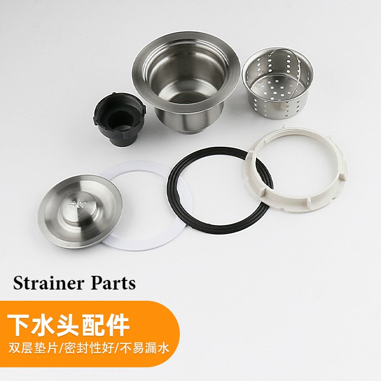 Bộ Ống Lọc Nước Bằng Thép Không Gỉ Cho Bồn Rửa Nhà Bếp