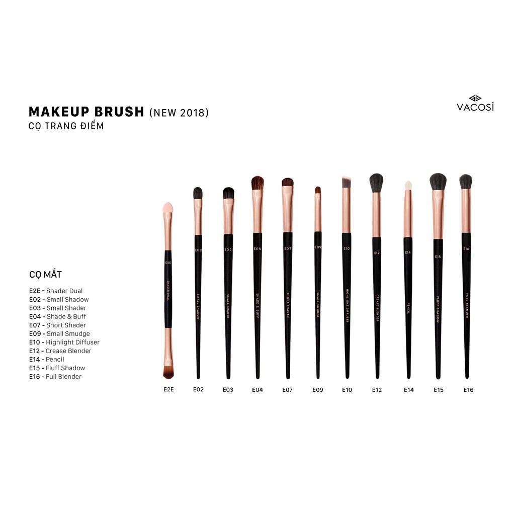 Cọ Phủ Phấn Mắt Vacosi Shader Brush E03