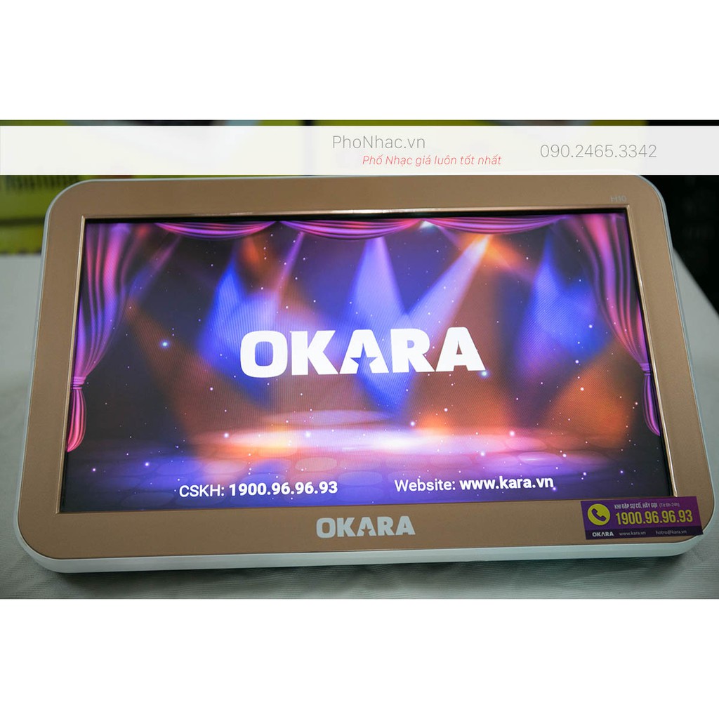 đầu OKARA H10 3TB full nhạc đầu karaoke liền màn hình cao cấp