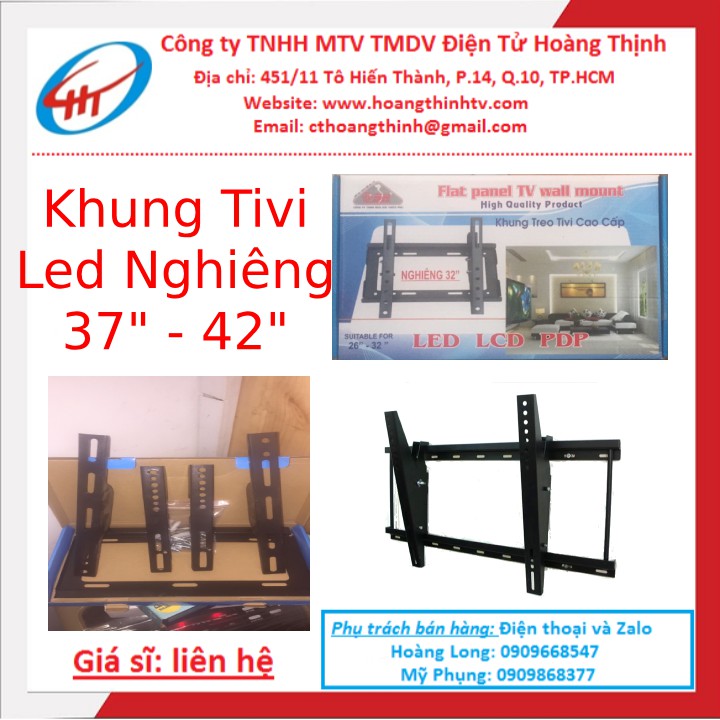 Khung treo tivi LED-LCD NGHIÊNG 37-42 inches - LEDN3742