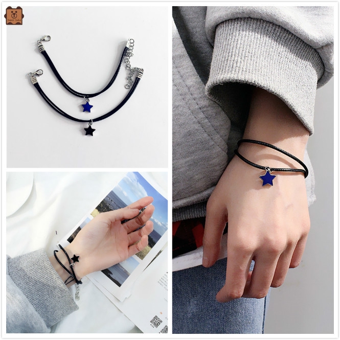 Vòng tay mặt hình đồng xu đơn giản cho cặp đôi