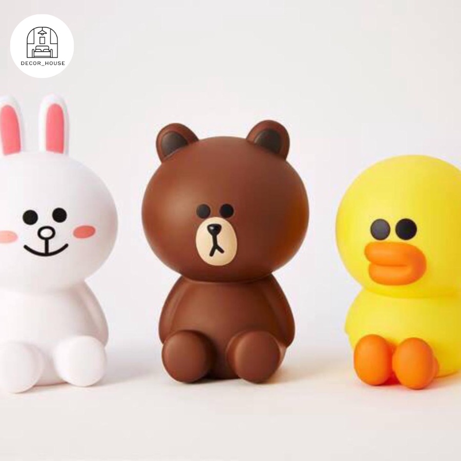 Móc chìa khoá xe máy, móc chìa khóa ô tô silicon hình các con vật vịt, gấu, thỏ dễ thương Decor House