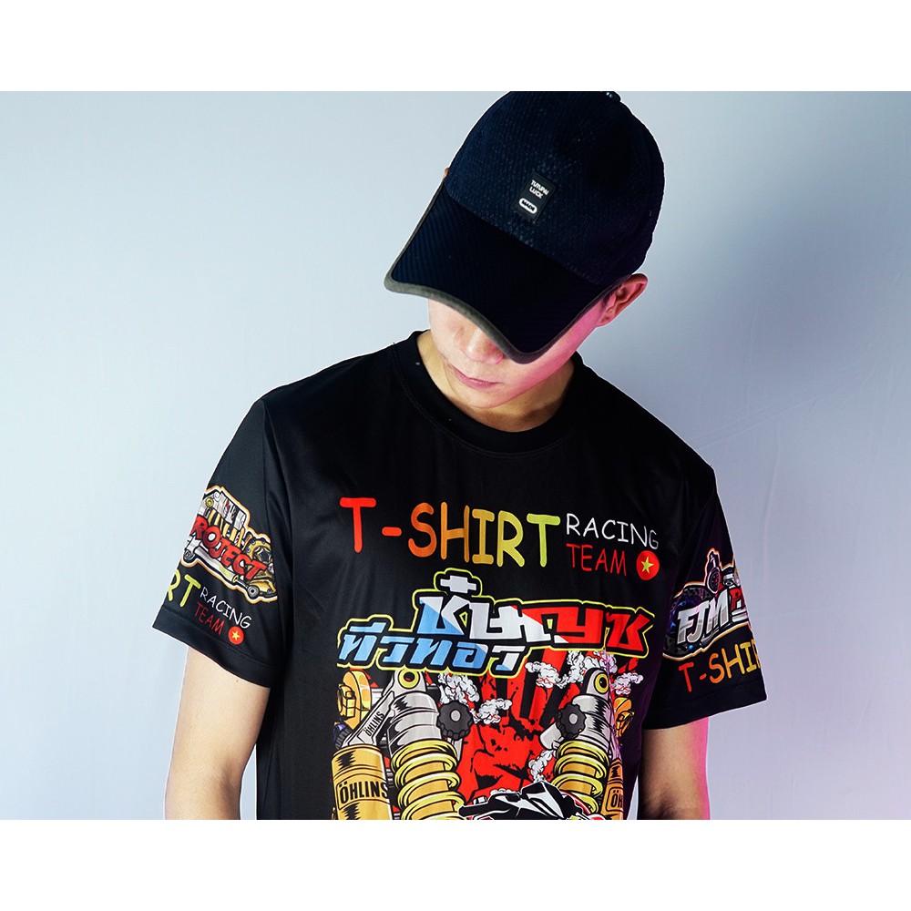[ÁO TEM XE] Áo Thun Theo Đuôi Đam Mê T-Shirt Racing Team - Bảo Hành Bung Tróc Vĩnh Viễn