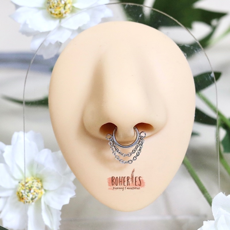 Boheries/Khuyên tai cho Daith, khuyên Septum vách ngăn mũi thép y tế không gỉ