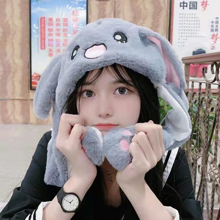 Mũ Len Dệt Kim Giữ Ấm Mùa Đông In Hình Pikachu/ Cinnamoroll/Pikachu Có Tai Chuyển Động Cho Bé Trai Và Bé Gái