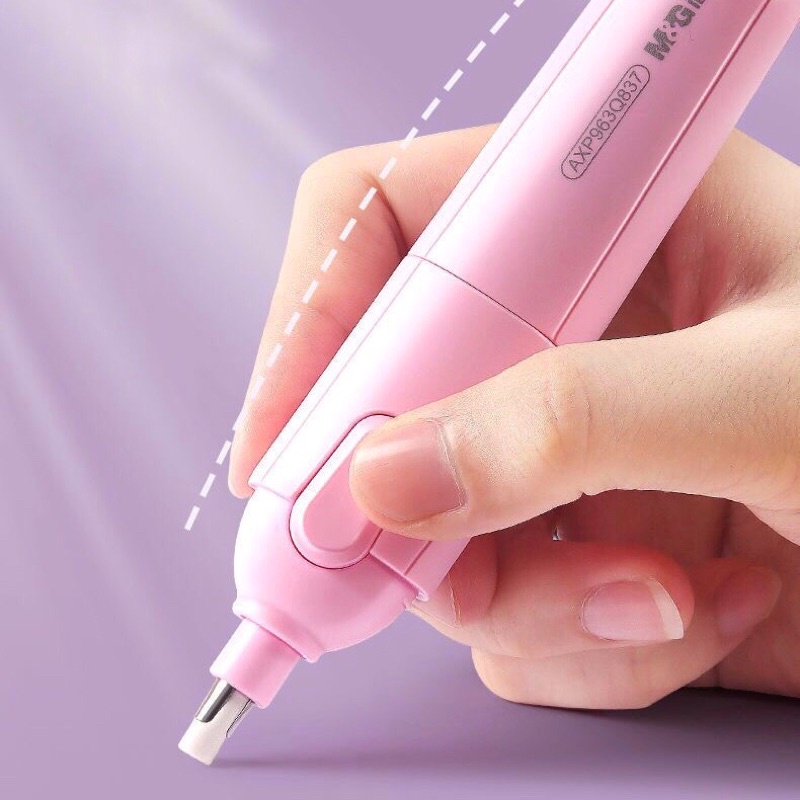 [ DaVinci ] Bút tẩy điện M&amp;G 3 màu hồng,trắng,xanh