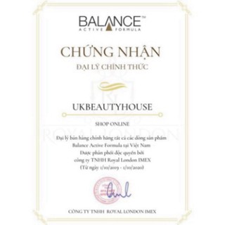 Serum mờ thâm sau mụn vitamin C Balance Active Formula 30ml