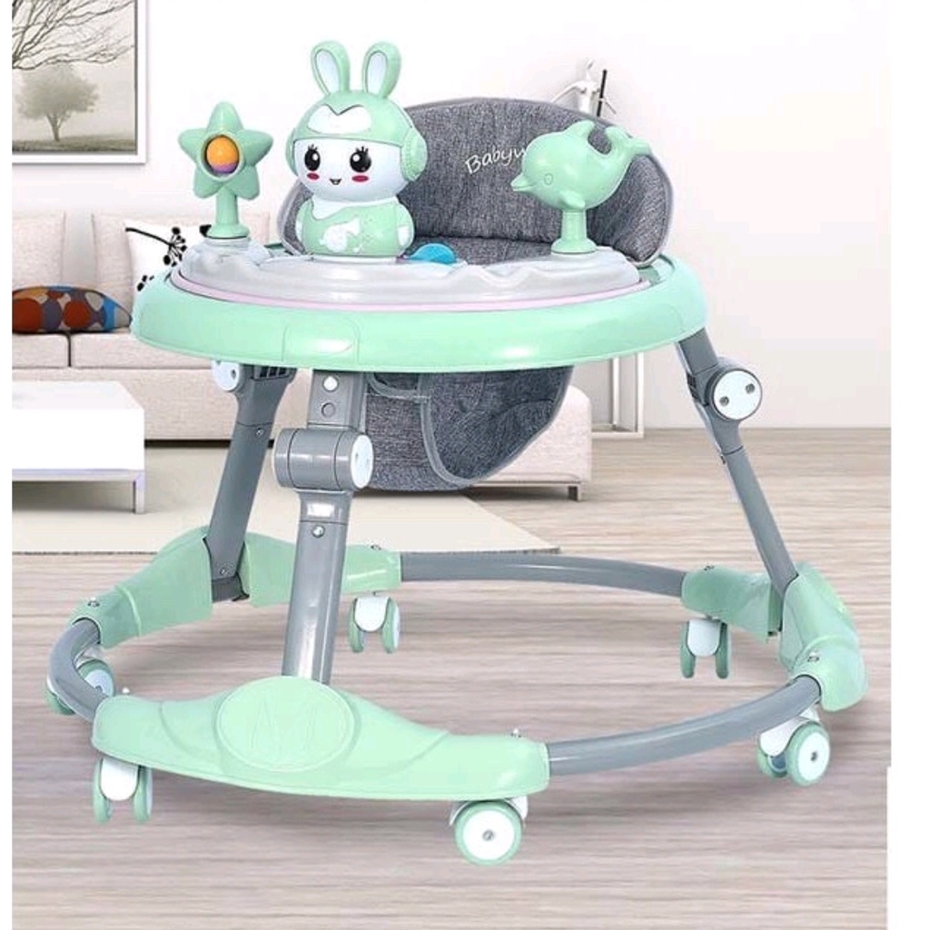Xe Tròn Tập Đi Cho Bé 2IN1 Bánh Xe Xoay 360 - Phát Nhạc Vui Nhộn Cho Bé Yêu