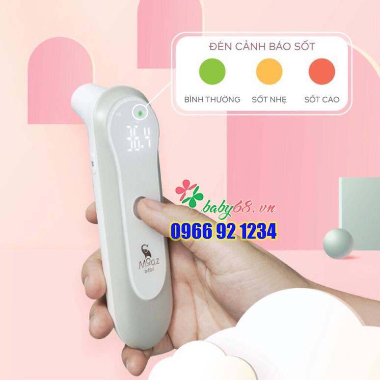 Nhiệt kế hồng ngoại đa năng Moaz Bébé MB-024