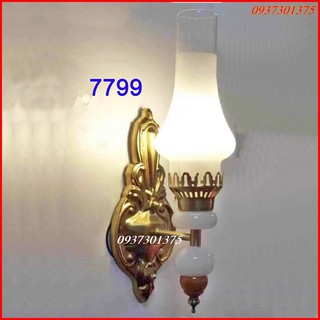 Đèn Tường Dầu-Đèn Tường Trang Trí Hình Đèn Dầu,Sử Dụng Điện 220v -Bóng Đui Xoáy E27 Thông Dụng,Tặng Kèm Bóng Đèn Led