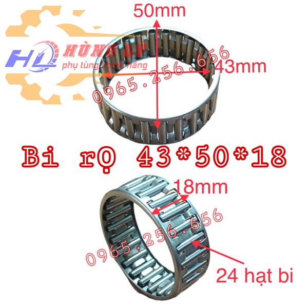 Bi rọ 43*50*18 (24 then) phụ tùng ô tô phụ tùng máy nông nghiệp phụ tùng Hùng Lỳ