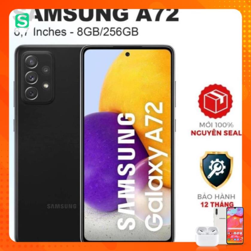 Điện thoại SAMSUNG Galaxy A72 6.7" (8GB/256GB) Chính hãng mới 100% Có Tiếng Việt - 1 Đổi 1 - Bảo Hành 1 Năm IDI21