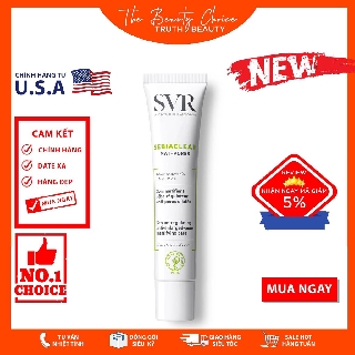Kem dưỡng kiềm dầu, giảm mụn và thu nhỏ lỗ chân lông SVR SEBIACLEAR Mat + Pores (40mL)