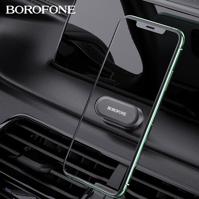 CHÍNH HÃNG Giá Đỡ Điện Thoại hút nam châm từ tính trên Xe Hơi ô tô Borofone BH29 Từ Tính siêu nhỏ gọn