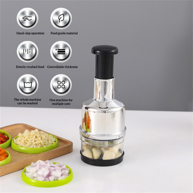 Dụng Cụ Cắt Nghiền Rau Củ Quả Đa Năng Sử Dụng Lực Tay