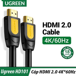 Dây HDMI 2.0 UGreen Chính Hãng HD101- Support 4K*60Hz, ARC, Enthernet