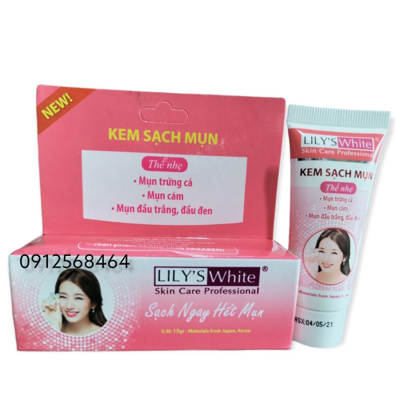 Kem Lily's White Kem Sạch Mụn Thâm