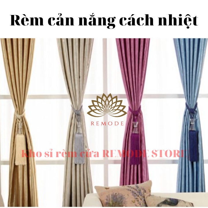 ⭐HOT SALE 50%⭐Rèm cửa đẹp, cản nắng cách nhiệt MÀU XANH DƯƠNG. NHIỀU SIZE