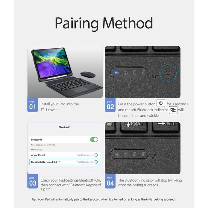 Bao da bàn phím kèm trackpad cho IPad Pro 11 2020 , Air 4 10.9 inch . IPAD 2021 M1  chính hãng DUX DUCIS Magic keybroad