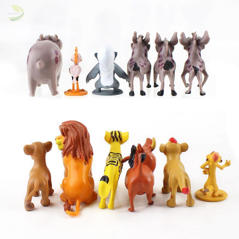 SIMBA Set 12 Mô Hình Nhân Vật Phim Hoạt Hình The Lion Guard King Bằng Pvc