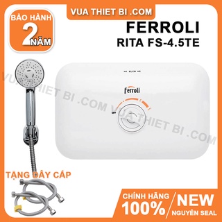 Ferroli RITA TE FS-4.5TE Có tay sen + chống giật ELCB Bình nóng lạnh bếp
