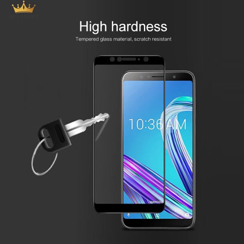 Sale 73% Kính cường lực viền cong 3D 9H cho Asus Zenfone Max Pro M1, Black Giá gốc 64000đ - 9G67