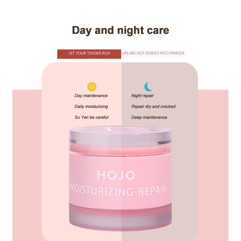 Mặt nạ môi dưỡng ẩm tẩy tế bào chết làm sáng da HOJO