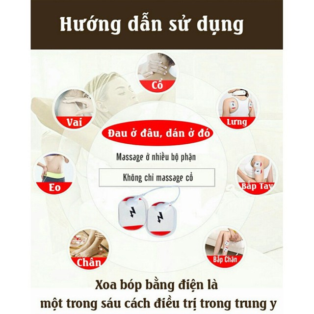 Máy massage cổ vai gáy 3D rung kết hợp xung điện từ trị liệu đau cơ thể - Máy mát xa cổ KL583 hàng loại 1 - XiMart