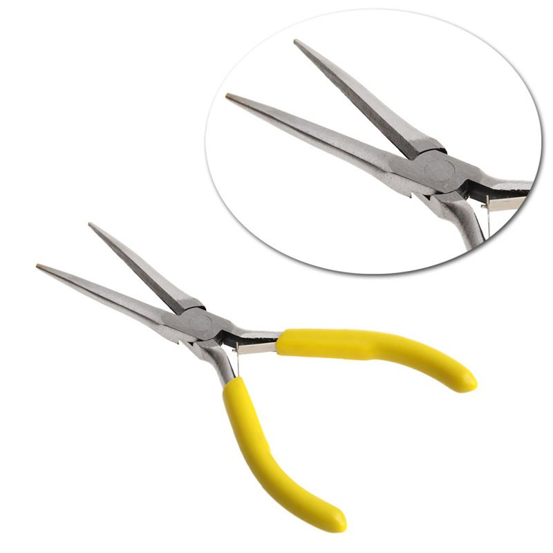 Kìm mũi nhọn mini bằng thép carbon dùng làm trang sức thủ công DIY