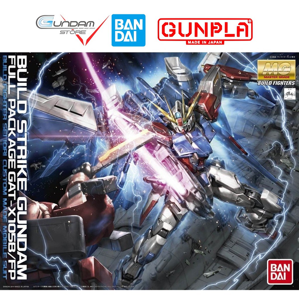 Mô Hình Gundam MG Build Strike Full Package 1/100 Build Fighters Đồ Chơi Lắp Ráp Anime Nhật