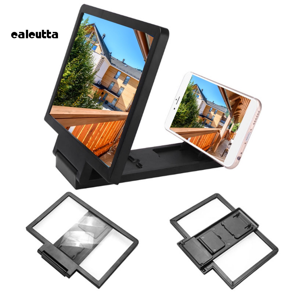 Giá Đỡ Khuếch Đại Màn Hình Điện Thoại 3D Có Thể Gập Lại Siêu Trong Suốt