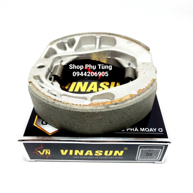 Má phanh cơ. Bố thắng đùm VINASUN. Lắp cho Dream, Wave, Rs, Ws, Rsx, S110, Future, Blade, và nhiều dòng xe số khác.