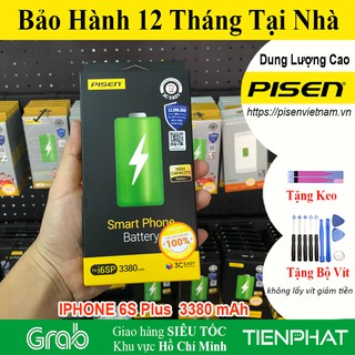 Pin iPhone 6s Plus - Dung Lượng Cao 33800 mAh - Chính hãng Pisen