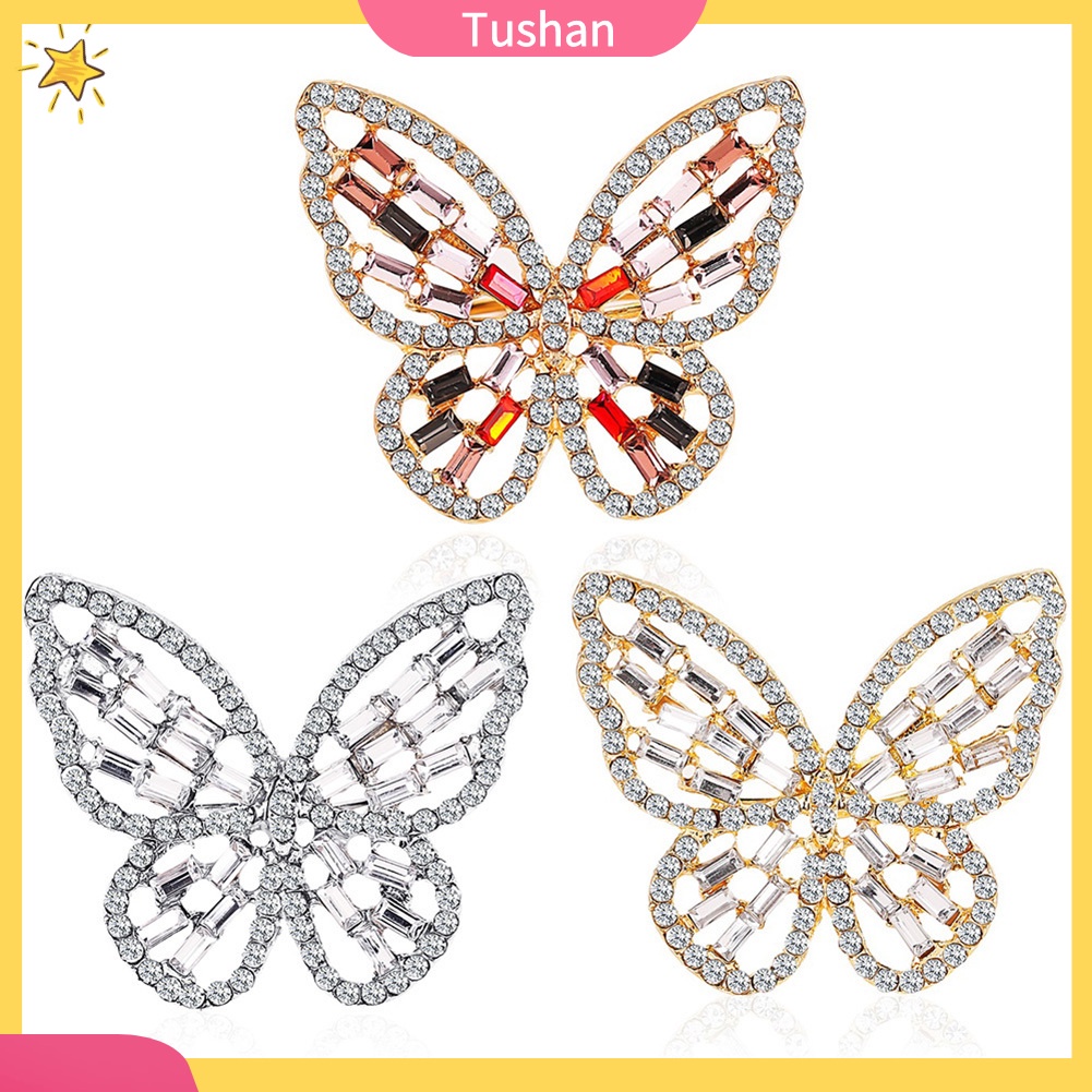 Nhẫn Hình Bướm Đính Đá Sang Trọng