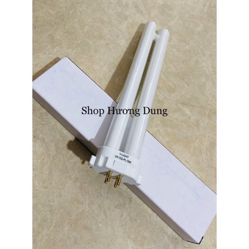 Bóng đèn bàn cao cấp 4 chân -Vlight 15W chính hãng V- Light thay thế bóng đèn học